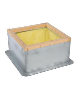 Galvalume Roof Curb (for flat roof only) Insulated