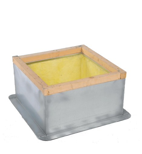 Galvalume Roof Curb (for flat roof only) Insulated