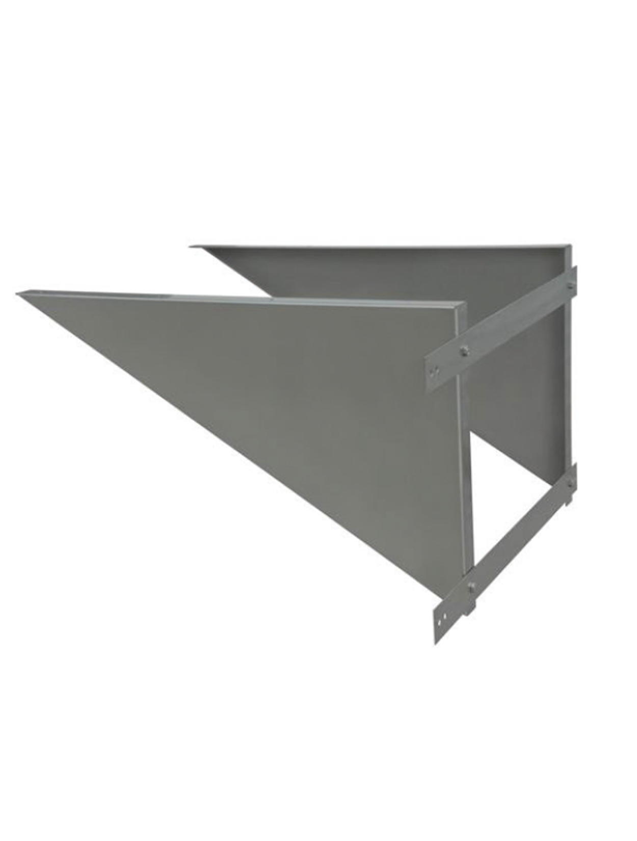 Wall bracket assembly for JET Series corrosion resistant fans, blowers, hoods, and ventilation