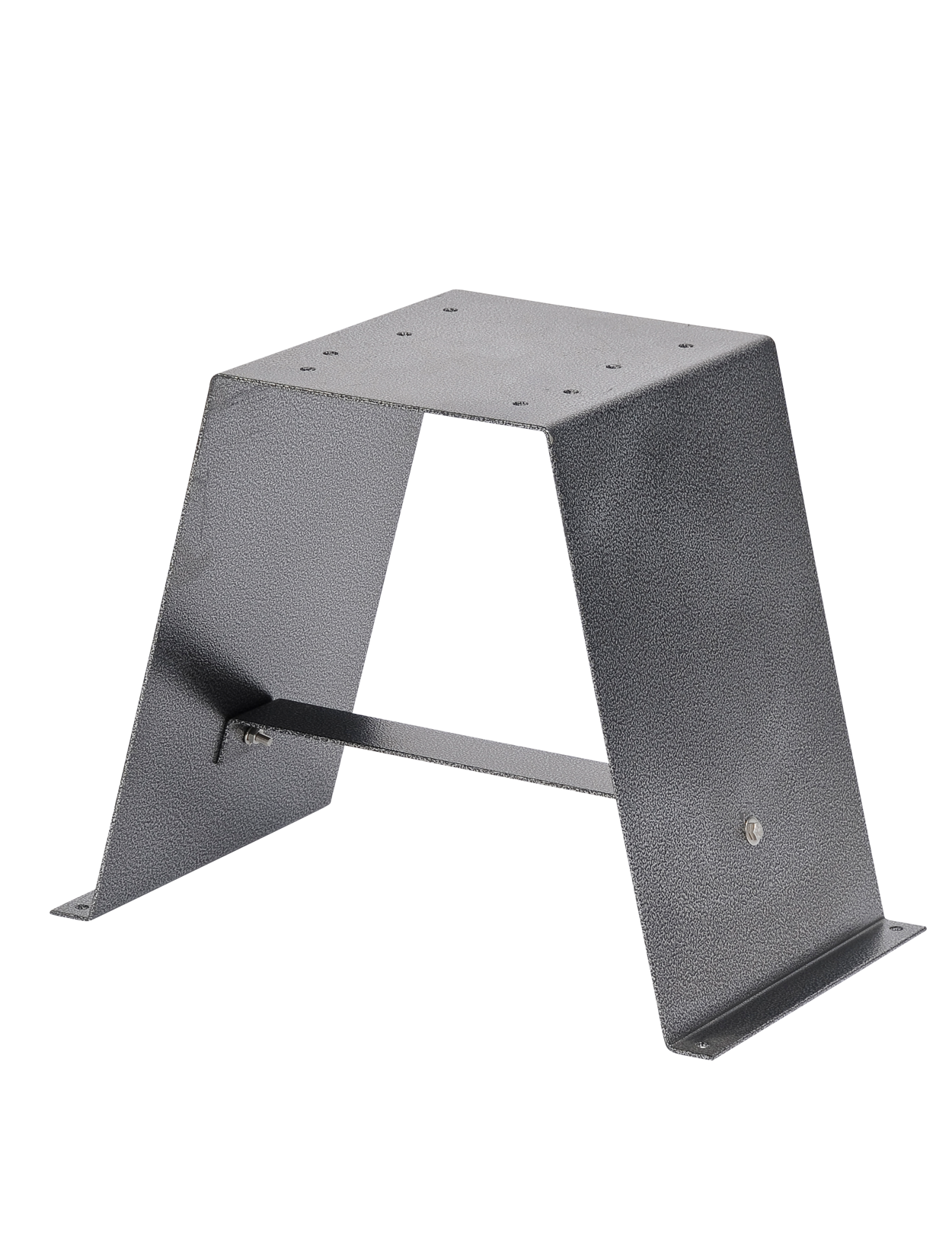 Pickled steel support and mounting assembly for corrosion and explosion resistant fans and motors