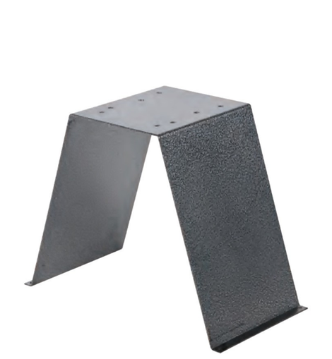 Pickled steel support and mounting assembly for corrosion and explosion resistant fans and motors