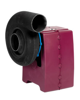 Storm 16 High Static Pressure Direct Drive Forward Curve Polypropylene Blower with high Chemical Resistance on stand